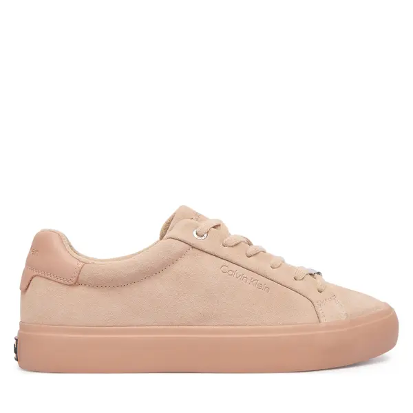 Calvin Klein Tenisice Calvin Klein Lace-Up Sneaker Suede/Wl Ck HW0HW02679 Ružičasta
