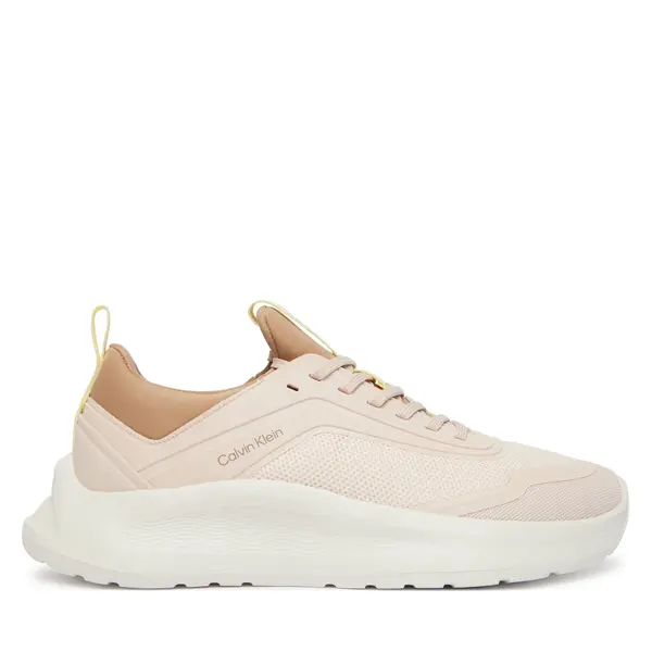Calvin Klein Tenisice Calvin Klein Light Eva Run Sock Mesh HW0HW03023 Bež