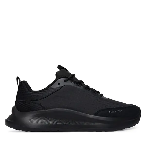 Calvin Klein Tenisice Calvin Klein Light Eva Runn Laceup Aop HW0HW03292 Crna