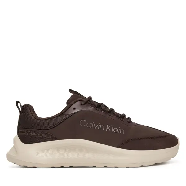 Calvin Klein Tenisice Calvin Klein Light Eva Runner Nyl-Sue HW0HW03149 Smeđa