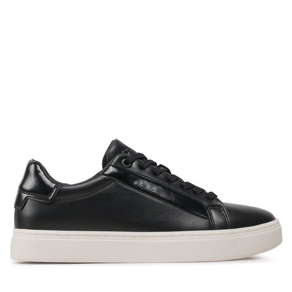 Calvin Klein Tenisice Calvin Klein Logo Cupsole Lace Up HW0HW01353 Ck Black BEH