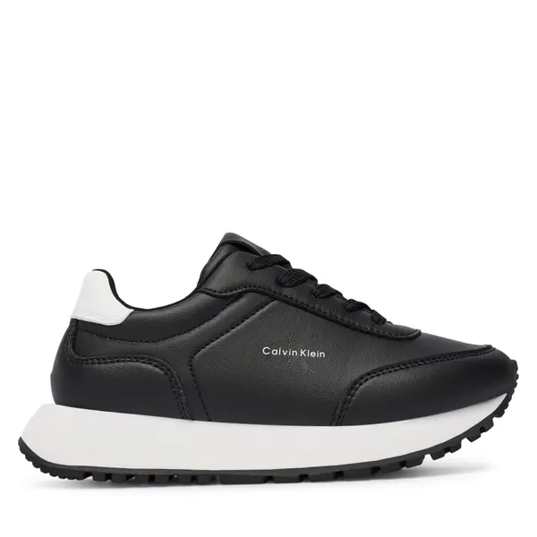 Calvin Klein Tenisice Calvin Klein Low Cut Lace-Up Sneaker V3A9-83110-1355 S Crna