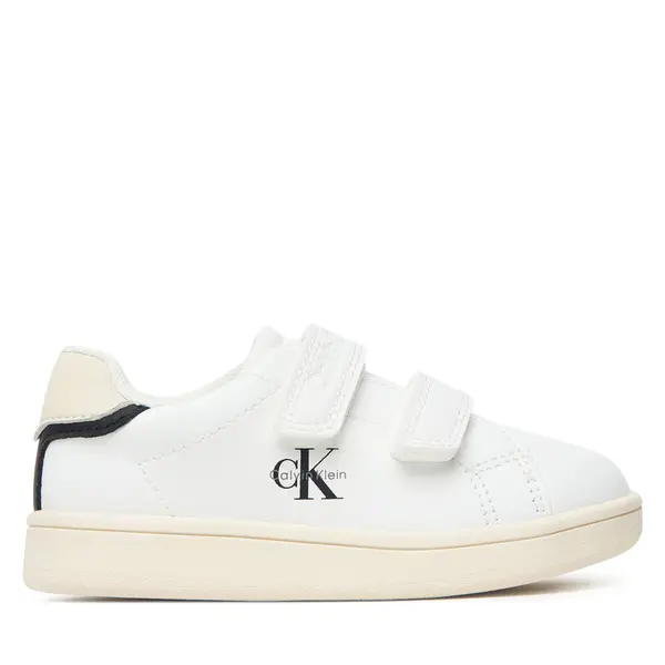 Calvin Klein Tenisice Calvin Klein Low Cut Velcro Sneaker V1X9-83440-1355 M Bijela