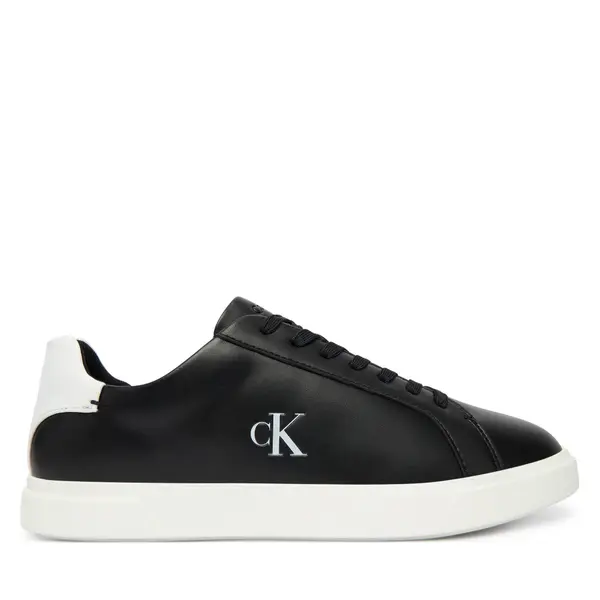 Calvin Klein Tenisice Calvin Klein Low Pro Cup Laceup Lth Moire HW0HW02845 Crna