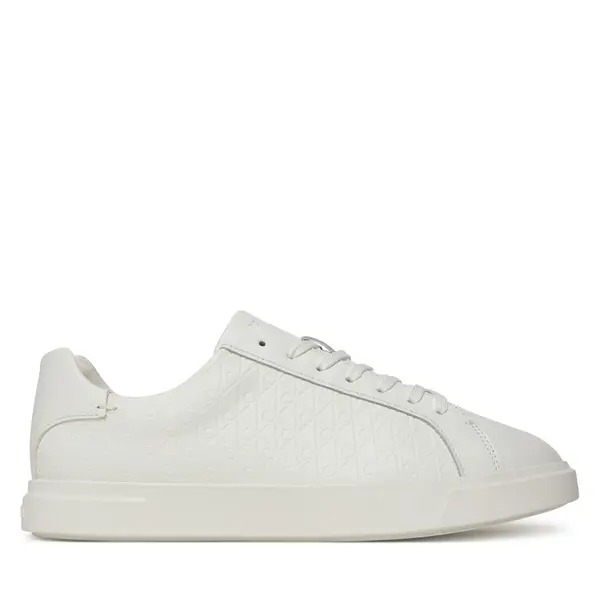 Calvin Klein Tenisice Calvin Klein Low Pro Cups Lace Up Lth Aop HW0HW02817 Bijela