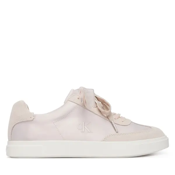 Calvin Klein Tenisice Calvin Klein Low Pro Cupsole Wt Satin Mix HW0HW03288 Smeđa