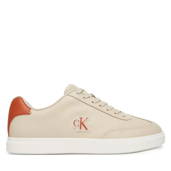 Calvin Klein Tenisice Calvin Klein Low Prof Cupsole Emb Lth HM0HM02124 Bež