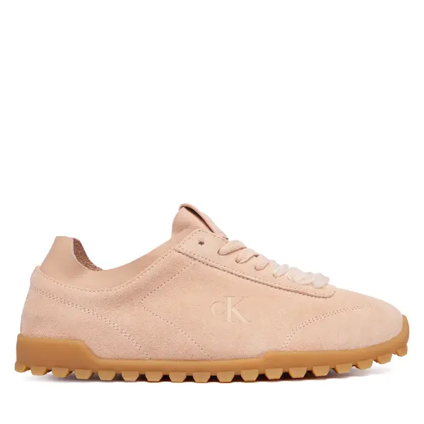 Calvin Klein Tenisice Calvin Klein Low Profile Run Mg Sue Db Laces HW0HW03150 Svijetlo roza