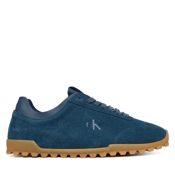 Calvin Klein Tenisice Calvin Klein Low Profile Run Mg Sue Db Laces HW0HW03150 Tamnoplava