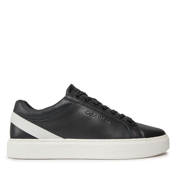 Calvin Klein Tenisice Calvin Klein Low Top Lace Up Archive Stripe HM0HM01292 Crna