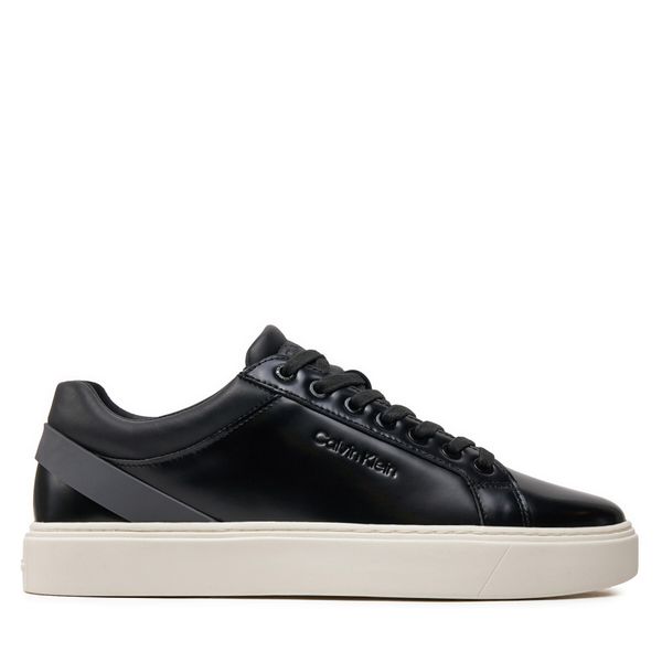Calvin Klein Tenisice Calvin Klein Low Top Lace Up Archive Stripe HM0HM01463 Black/Iron Gate 0GV