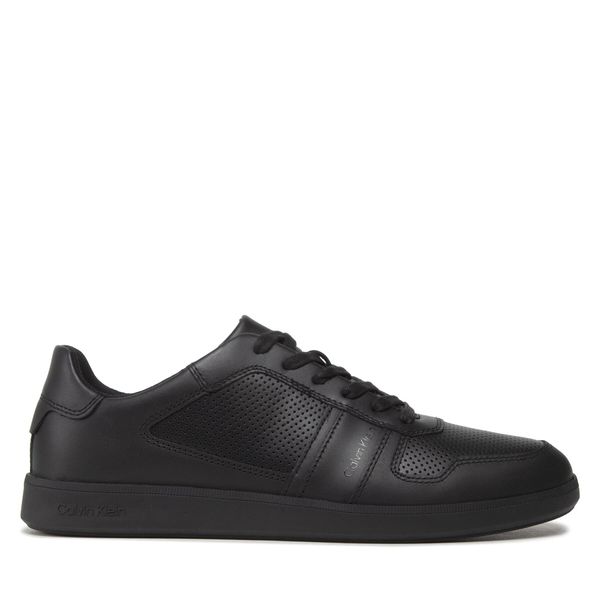 Calvin Klein Tenisice Calvin Klein Low Top Lace Up Lth HM0HM00471 Triple Black 00U