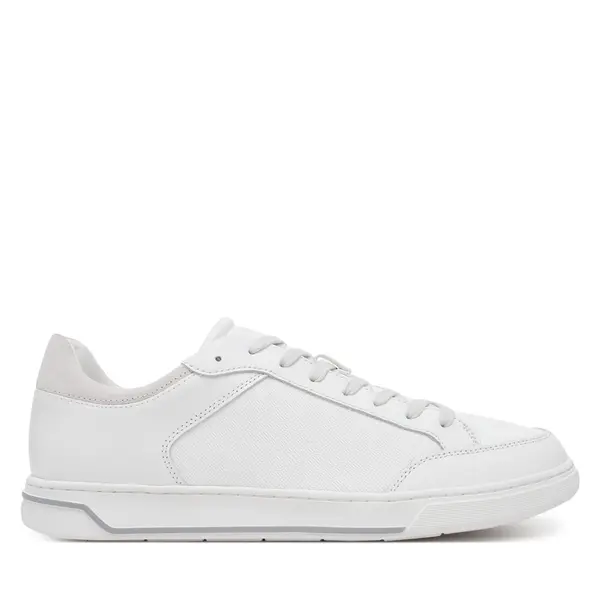 Calvin Klein Tenisice Calvin Klein Low Top Lace Up Lth Mono HM0HM01756 Bijela