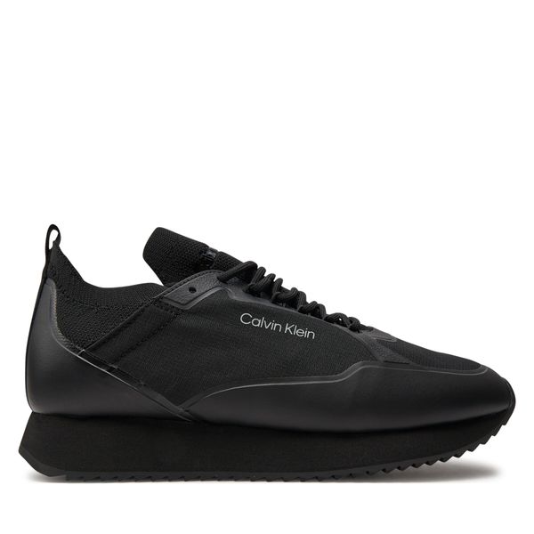 Calvin Klein Tenisice Calvin Klein Low Top Lace Up Nylon HM0HM00921 Triple Black 0GJ