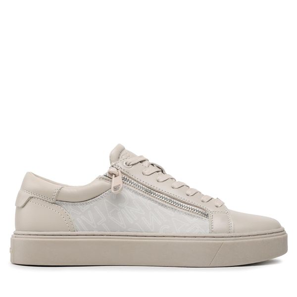 Calvin Klein Tenisice Calvin Klein Low Top Lace Up W/Zip Mono HM0HM01059 Outline Mono Beige 0F5