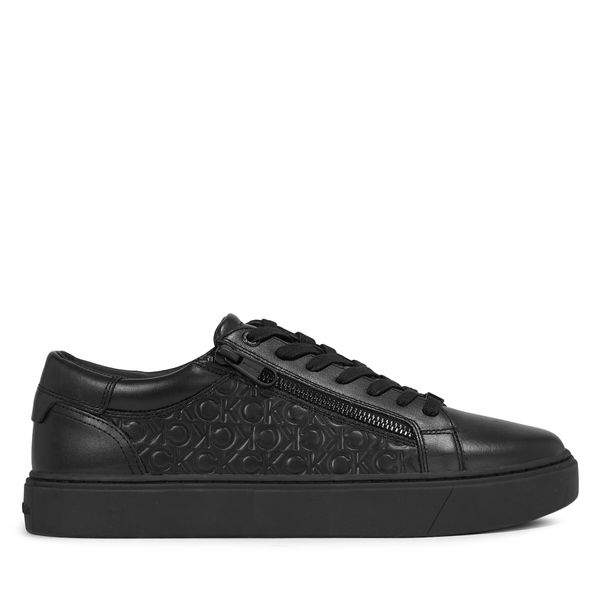 Calvin Klein Tenisice Calvin Klein Low Top Lace Up W/Zip Mono HM0HM01188 Triple Black Mono 0GL