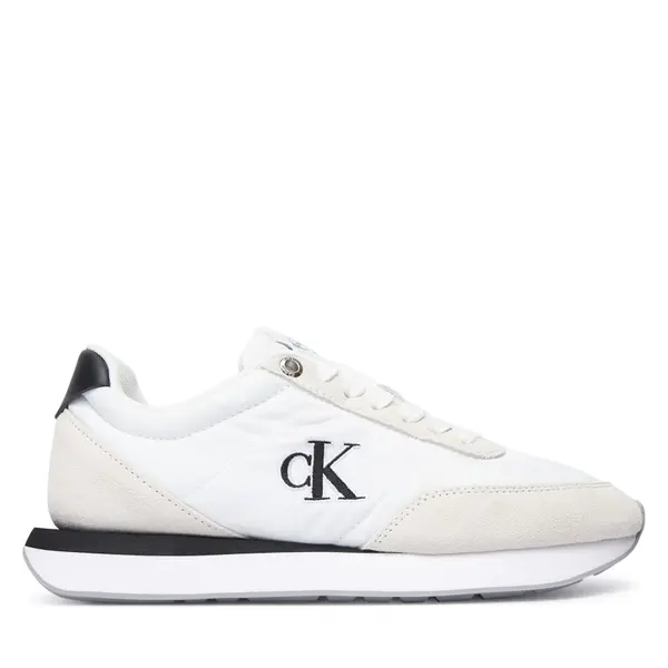 Calvin Klein Tenisice Calvin Klein Retro Runner Ess Mix Mat Wmn YW0YW01990 Bijela