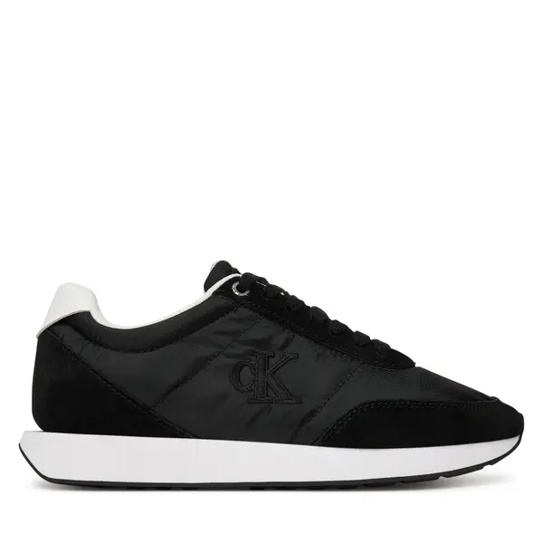 Calvin Klein Tenisice Calvin Klein Retro Runner Lace Up Nylon Mg YW0YW01990 Crna