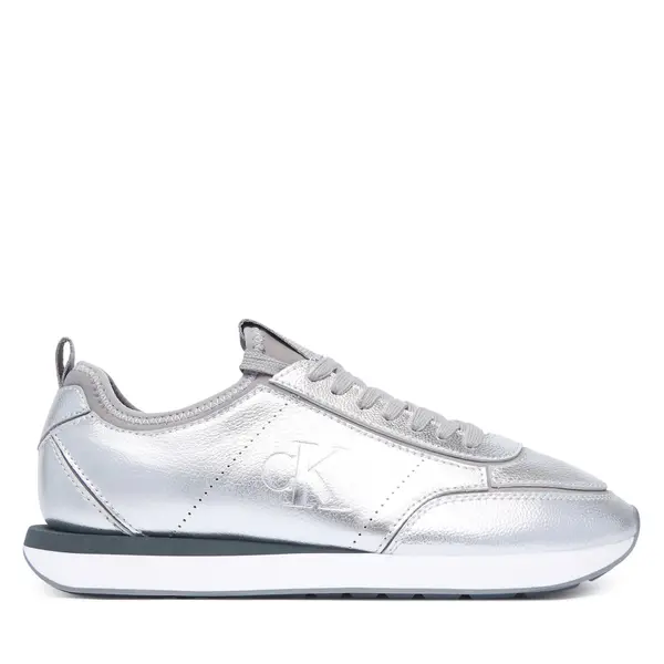 Calvin Klein Tenisice Calvin Klein Retro Runner Metallic HW0HW03287 Srebrna