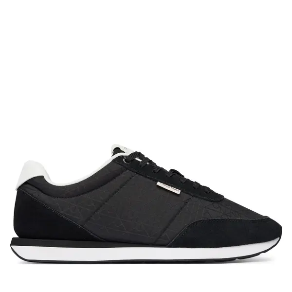Calvin Klein Tenisice Calvin Klein Retro Runner Ripstop Aop Ny HM0HM02140 Crna