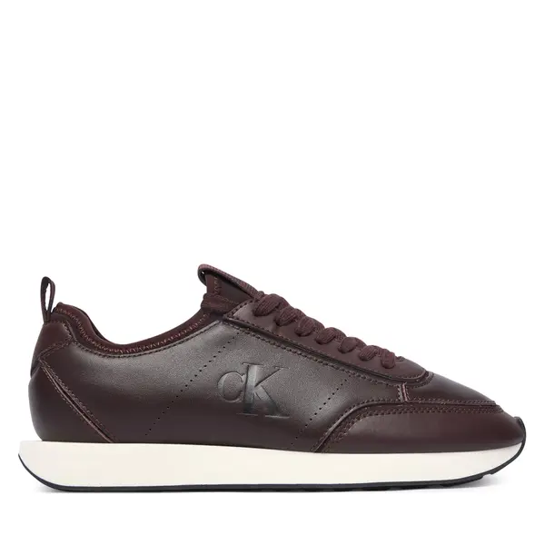 Calvin Klein Tenisice Calvin Klein Retro Runner Sock Panl Lth Neo HW0HW03118 Smeđa
