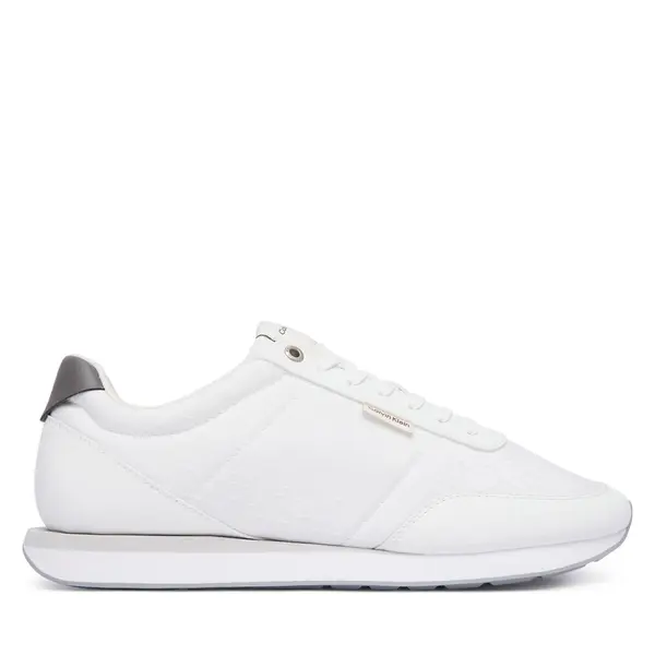 Calvin Klein Tenisice Calvin Klein Retro Runner T Lth Aop Ny HM0HM02213 Bijela