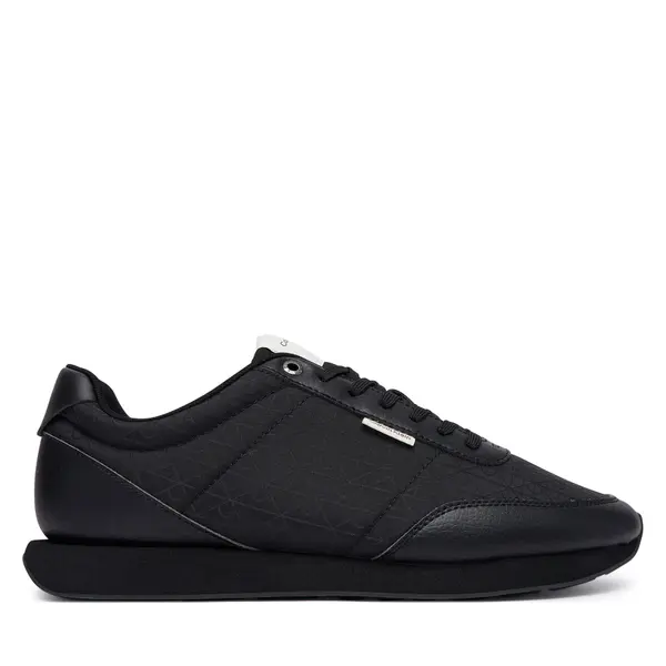 Calvin Klein Tenisice Calvin Klein Retro Runner T Lth Aop Ny HM0HM02213 Crna