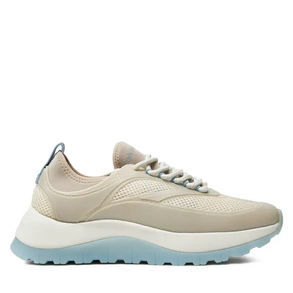 Calvin Klein Tenisice Calvin Klein Runner Lace Up Pearl Mix M HW0HW02079 Bež