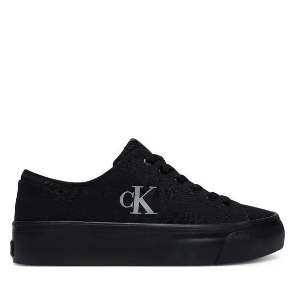 Calvin Klein Tenisice Calvin Klein Vulc Flatform Low Canvas Mg YW0YW01763 Crna