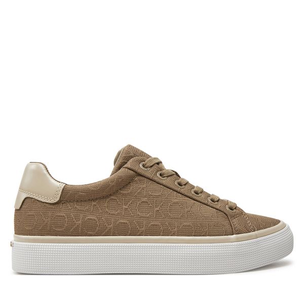 Calvin Klein Tenisice Calvin Klein Vulc Lace Up Diam Fox Mono Jacq HW0HW01907 Dusky Taupe/Stony Beige 0I2