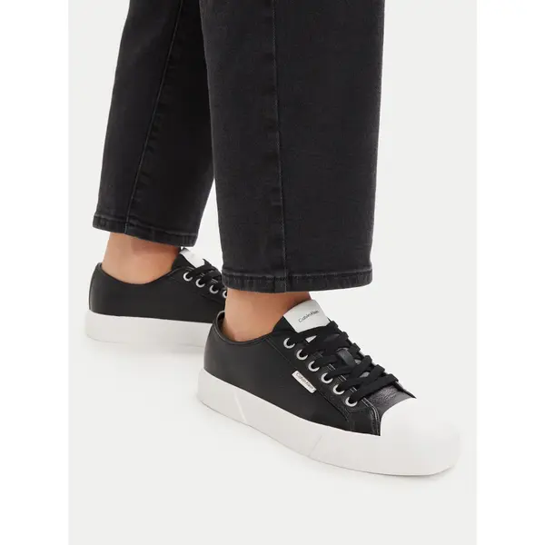 Calvin Klein Tenisice Calvin Klein Vulc Lace Up Low Lth HW0HW03077 Crna