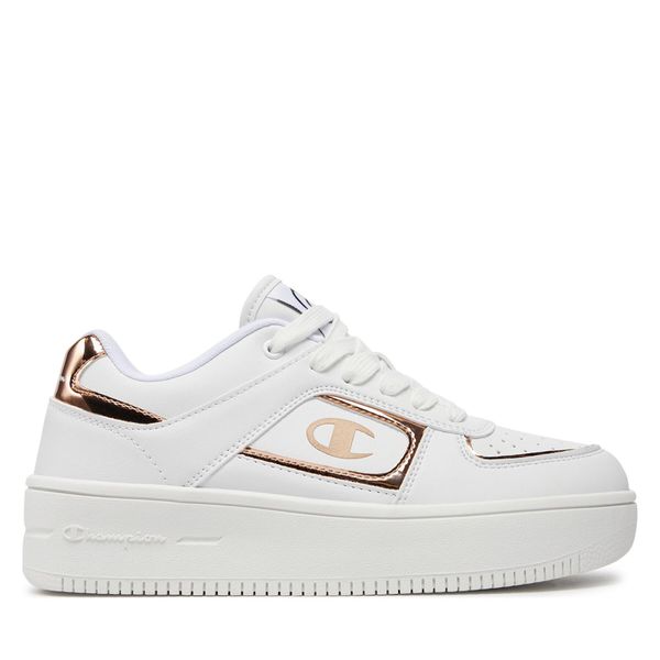 Champion Tenisice Champion Foul Play Plat Element Slick Low Cut Shoe S11670-CHA-WW008 Wht/Rose Gold