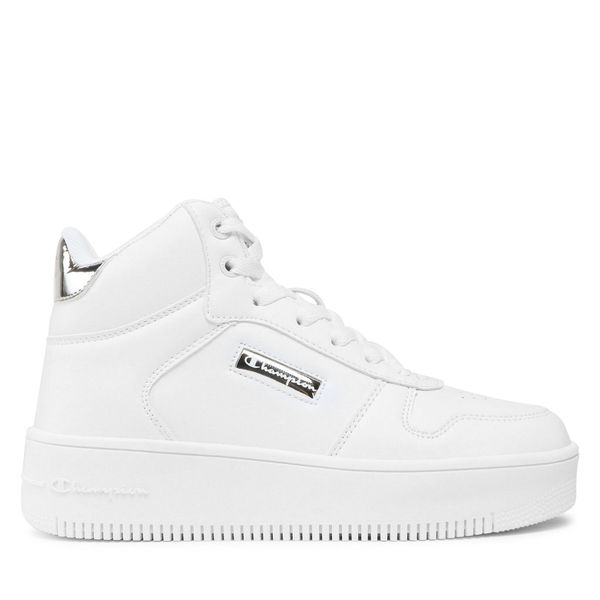 Champion Tenisice Champion Mid Cut Shoe Rebound Platform Mid Metal S11607-WW001 Wht