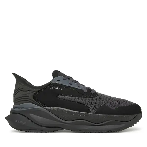 Clarks Tenisice Clarks Clarks Pace 26184667 Crna