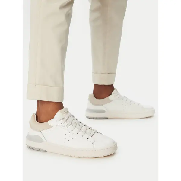 Clarks Tenisice Clarks Courtlite2 Run 26181325 Bijela