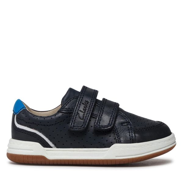 Clarks Tenisice Clarks Fawn Solo T 261589886 Navy Leather