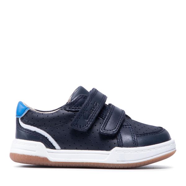 Clarks Tenisice Clarks Fawn Solo T 261589887 Navy Leather