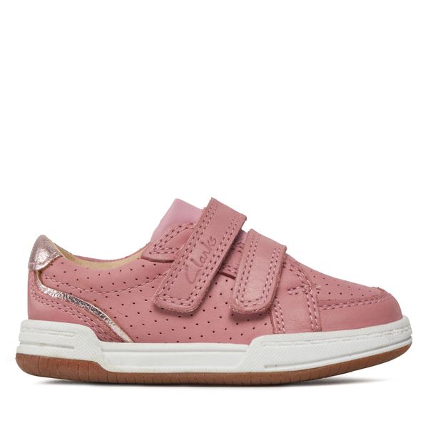 Clarks Tenisice Clarks Fawn Solo T 261589896 Ružičasta