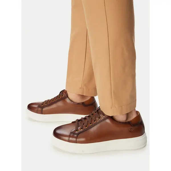 Clarks Tenisice Clarks Goswell Tie 26186561 Smeđa