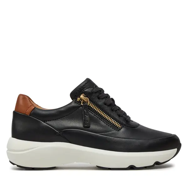 Clarks Tenisice Clarks Tivoli Zip 26176648 Crna