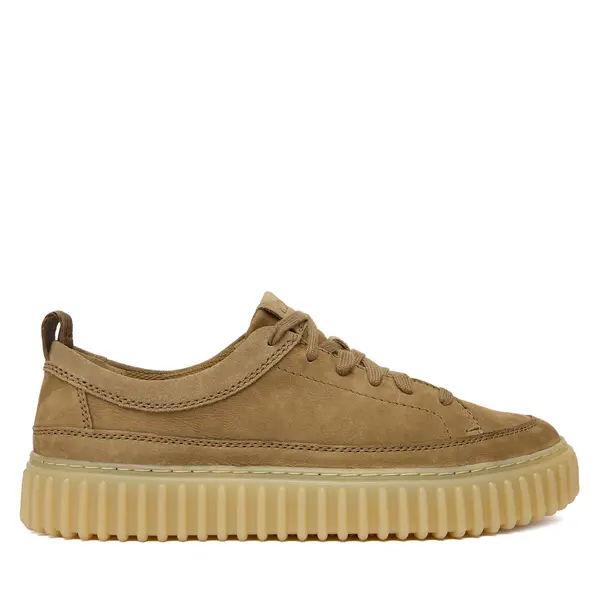 Clarks Tenisice Clarks Torhill Lace 26184418 Smeđa