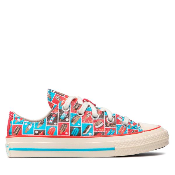 Converse Tenisice Converse Chuck 70 Ox A00519C Soft Red/Baltic Blue/Egret