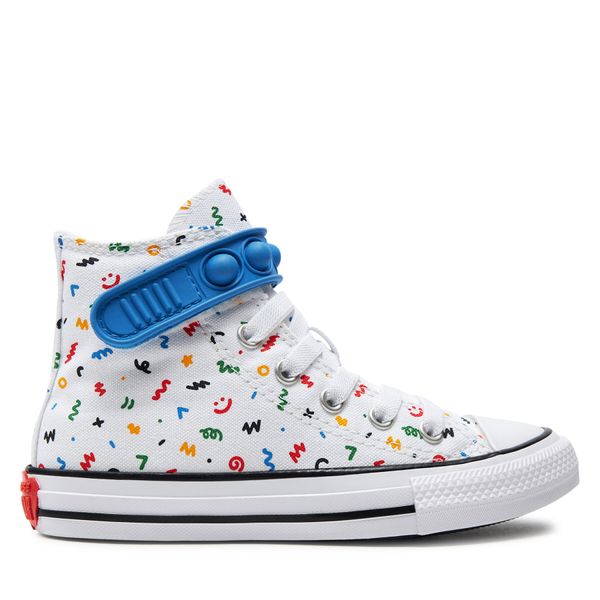 Converse Tenisice Converse Chuck Taylor All Star Easy On Doodles A06316C White/Blue Slushy/White