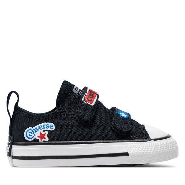 Converse Tenisice Converse Chuck Taylor All Star Easy On Sticker Stash A06359C Black/Fever Dream/Blue Slushy