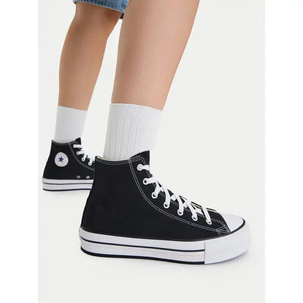 Converse Tenisice Converse Chuck Taylor All Star Eva Lift Hi 272855C Crna
