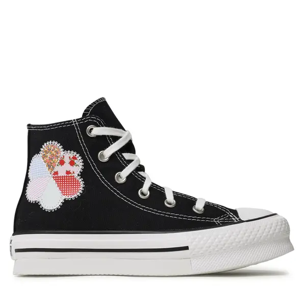 Converse Tenisice Converse Chuck Taylor All Star Eva Lift Hi A05166C Crna