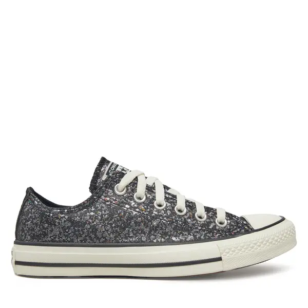 Converse Tenisice Converse Chuck Taylor All Star Glitter A11138C 001 Crna