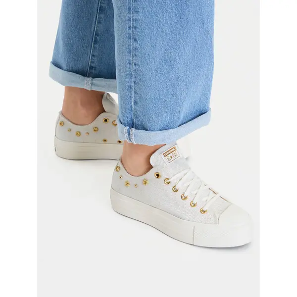 Converse Tenisice Converse Chuck Taylor All Star Heathered Glam A17597C Bež