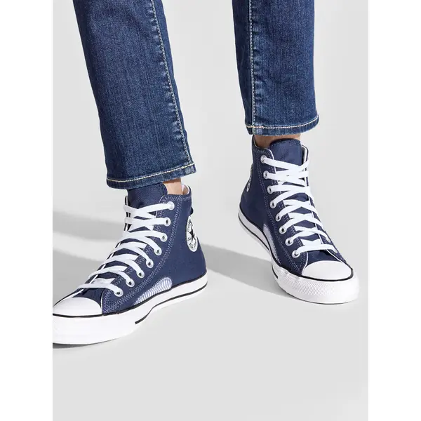 Converse Tenisice Converse Chuck Taylor All Star Hickory Stripe A00480C Tamnoplava