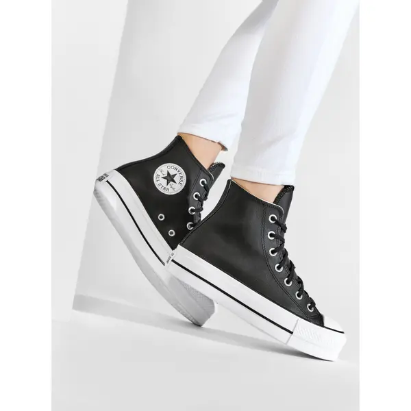 Converse Tenisice Converse Chuck Taylor All Star Lift Clean Hi 561675C Crna